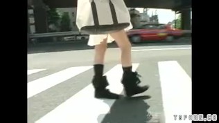 Hubby Asian shemale sex with cumshot movie